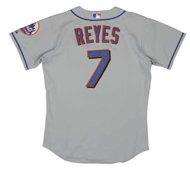 2003 Jose Reyes Game Used New York Mets Road Jersey